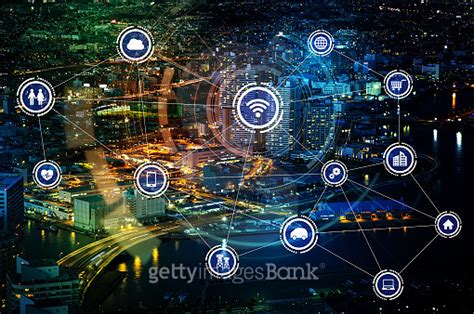 Smart City And Wireless Communication Network Iot Internet Of Things