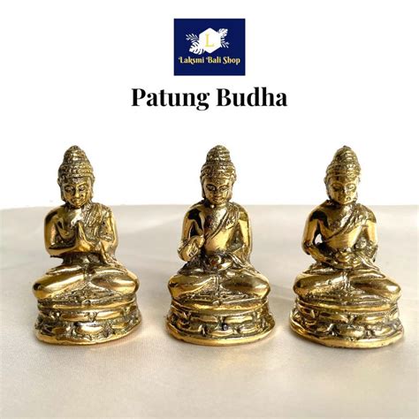 Jual Koleksi Antik Patung Buda Budha Duduk Kuningan Unik Shopee Indonesia