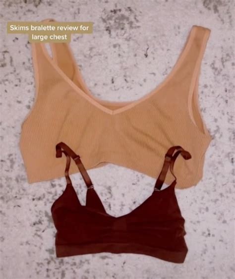 Im A J Tried The Tiktok Viral Bralette From Kim Kardashians Skims