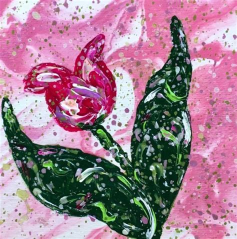 Kimberly Conrad Daily Paintings Abstract Expressionist Flower Art