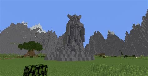 Talos/Tiber Septim Statue Minecraft Map