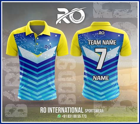 Sublimation Cricket Jersey Design Atelier Yuwa Ciao Jp