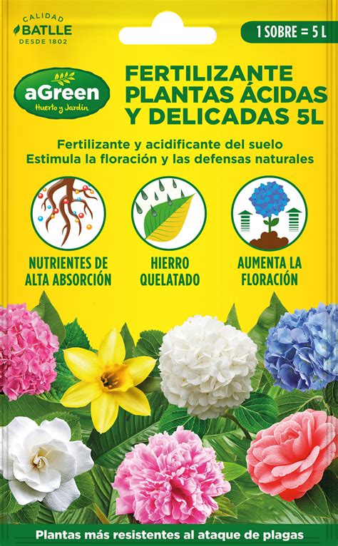 Fertilizante Plantas Cidas Sobre Para L Agreen Huerto Y Jard N