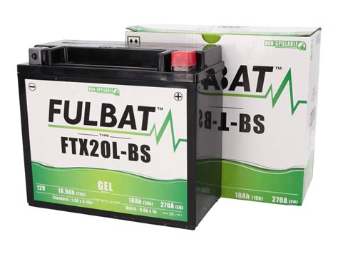 Batterie Gel Wartungsfrei FULBAT FTX20L BS 12V 18Ah 175x86x154mm