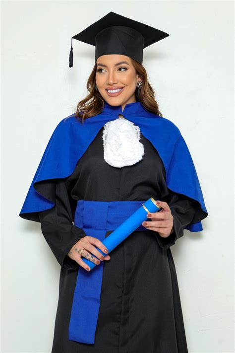 Cor Da Faixa De Formatura Azul - 6