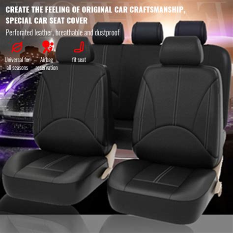 Pcs Pu Leather Universal Car Seat Cover Satria Kenari Kembara Wira