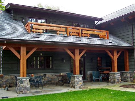 Best Timber Frame Porches Images On Pinterest Timber Frames