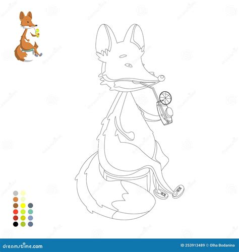 fox sitting in chair 6