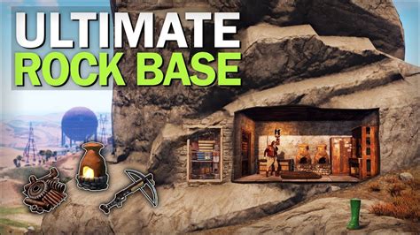 Starting The Amazing Rock Base Rust Solo Survival Youtube