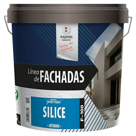 Baixens Pintura Para Fachadas P Treo Liso Blanco L Mate Bauhaus