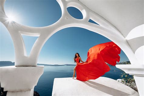 Booking | Santorini Flying Dress