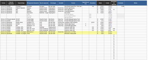 I Descargar Plantilla Excel Apuestas Deportivas Gratis