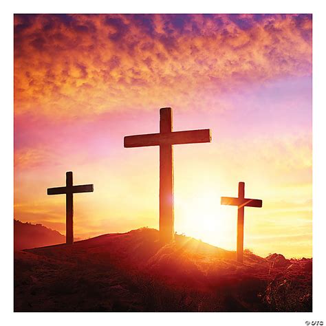 Three Crosses Resurrection Backdrop Discontinued