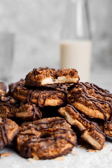 Healthy Gluten Free Vegan Samoa Cookies The All Natural Vegan