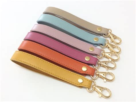 Wristlet Keychain Leather Wristlet Strap for Phone Wallet - Etsy