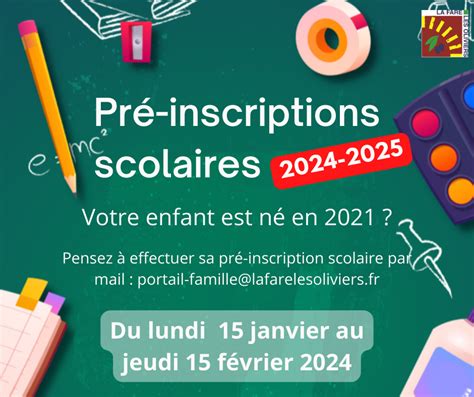 Pr Inscriptions Scolaires La Fare Les Oliviers