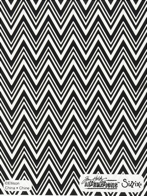 Amazon Sizzix 660972 Texture Fades Embossing Folder Zigzag By Tim