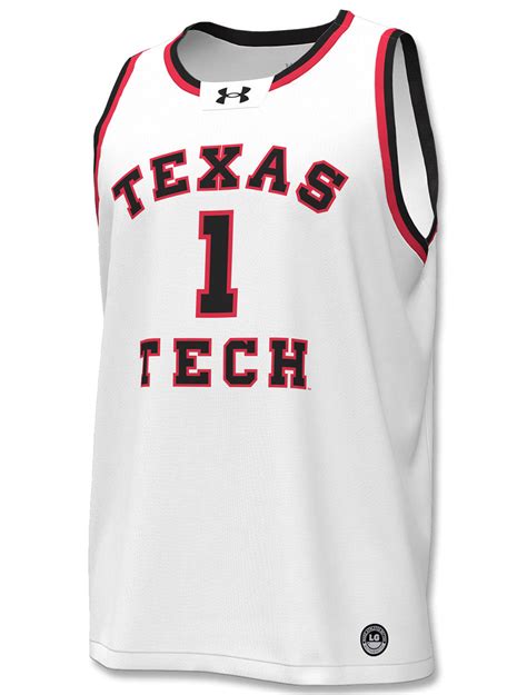 Under Armour Texas Tech 2023 "BKB Throwback" #1 Basketball Jersey – Red ...