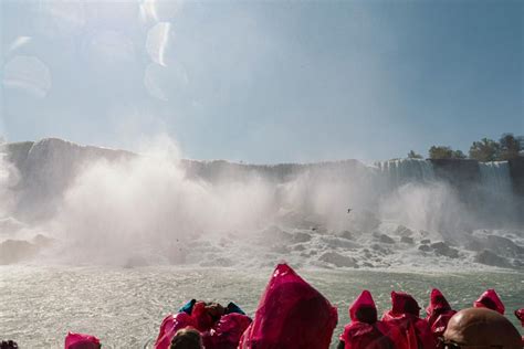 Niagara Watervallen Canada First Boat Cruise Tour Achter De