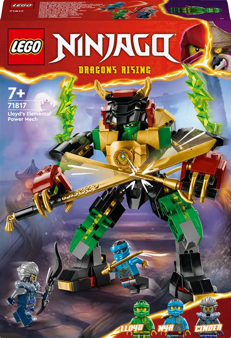 Lego Ninjago Lloyds Elemental Power Mech Toy Imagine That Toys