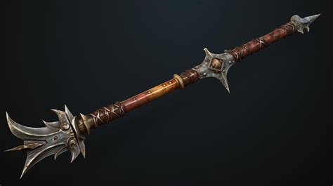 Premium AI Image | Realistic Fantasy Wooden Sword With Sharper Edges