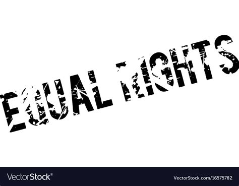 Equal Rights Rubber Stamp Royalty Free Vector Image