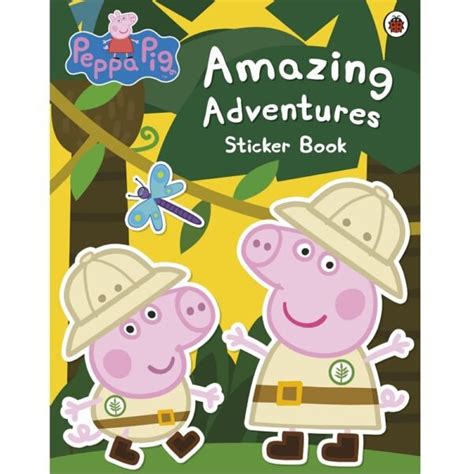 Peppa Pig Amazing Adventures Sticker Book Paperback Maya Toys