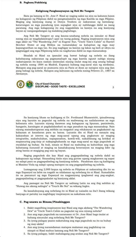 3 Sa Iyong Palagay Paano Nakatulong Ang Mga Pagsubok Na Ito Sa Buhayng