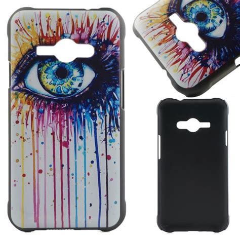 Coque Pour Samsung Galaxy J1 Ace FUGOUSKU Coque Ultra Mince En PC