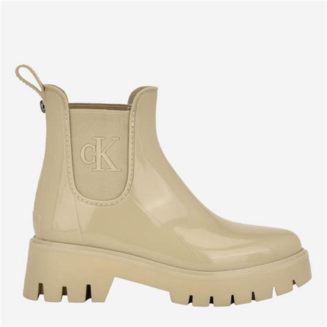 Женские челси низкие Calvin Klein 519019472 37.5 (24.7 см) Бежевые ...