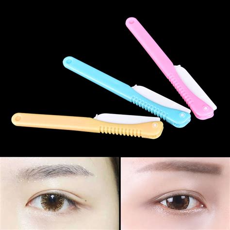3Pcs Trimmer Equipment Beauty Eyebrows Makeup Knife Eyebrow Trimmer ...