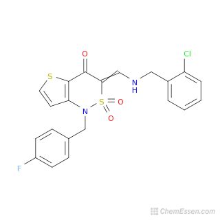 3 2 Chlorophenyl Methyl Amino Methylidene 1 4 Fluorophenyl