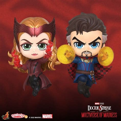 Hot Toys Cosbaby Doctor Strange Scarlet Witch Wong Defender Strange Movie Character Model