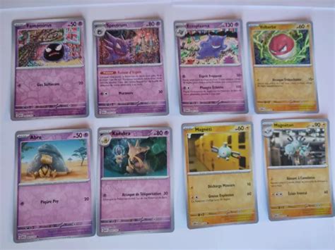 LOT DE 8 Cartes Pokemon Reverse EV3 5 Ecarlate Et Violet 151 NEUF FR