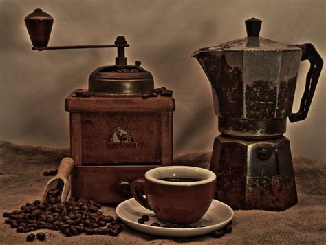 Kostenloses Foto: Kaffee, Kaffetasse, Kaffeemühle - Kostenloses Bild ...