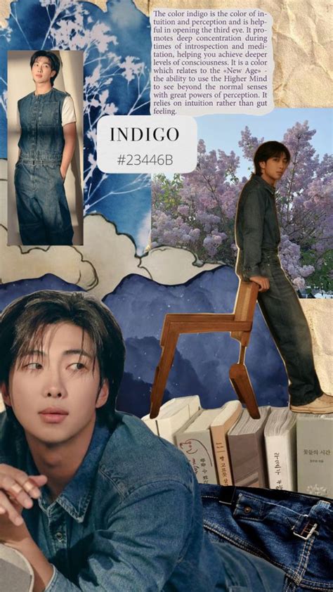 Namjoon Rm Indigo Indigobyrm Namjoon Kim Namjoon Foto Bts