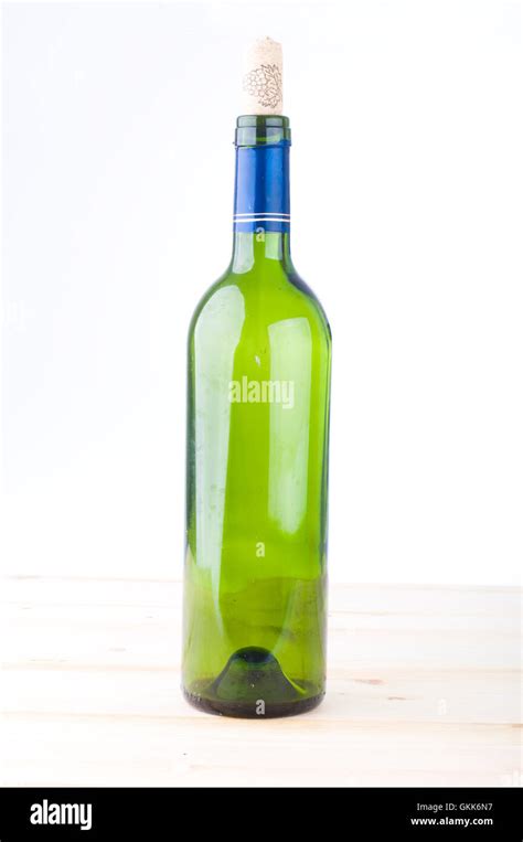 Empty Wine Bottle Stock Photo Alamy