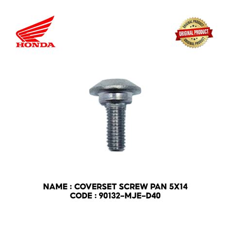 Honda Rs R Coverset Screw Pan X Mje D Shopee Malaysia