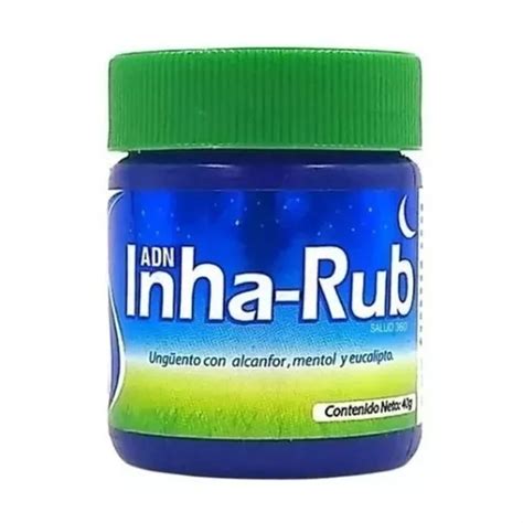 Ungüento Inha Rub Alcanfor Mentol Y Eucalipto 40g Mercadolibre