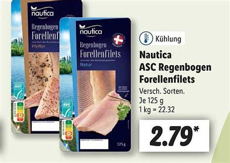 Nautica Asc Regenbogen Forellenfilets Angebot Bei Lidl Prospekte De