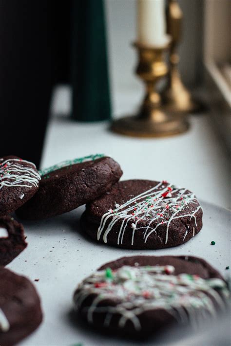 Peppermint Patty Stuffed Chocolate Cookies — The Farmer S Daughter Let S Bake Something