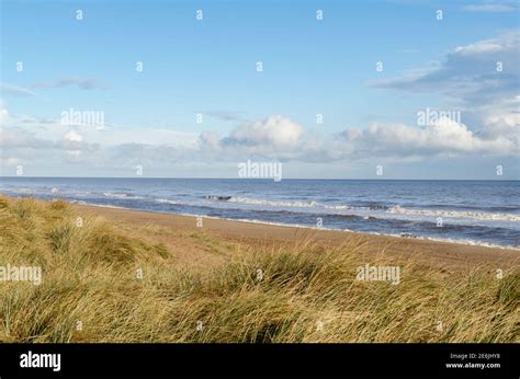 summer beach on Lincolnshire coast Stock Photo - Alamy