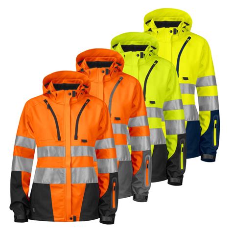 Veste haute visibilité femme softshell Vêtements de travail Projob