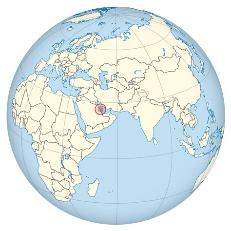 Large location map of Bahrain | Bahrain | Asia | Mapsland | Maps of the