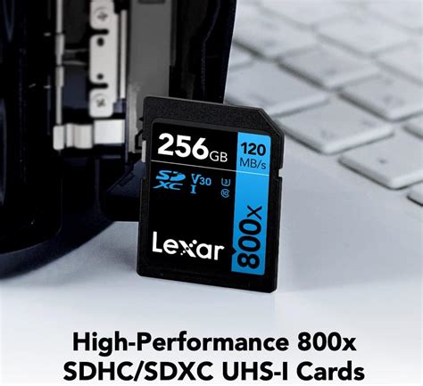 Lexar High Performance 800x 128GB SDXC UHS I Memory Camera Card C10