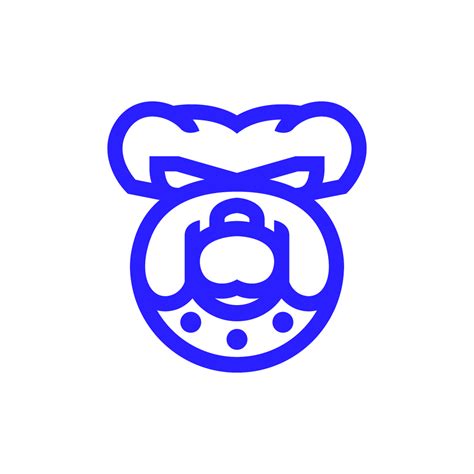 Blue Bulldog Logo - LogoGather.com