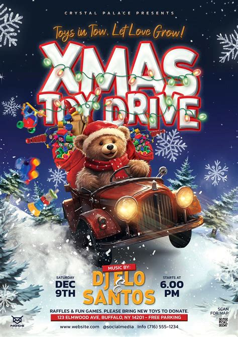 Toy Drive Flyer Template Psd On Behance