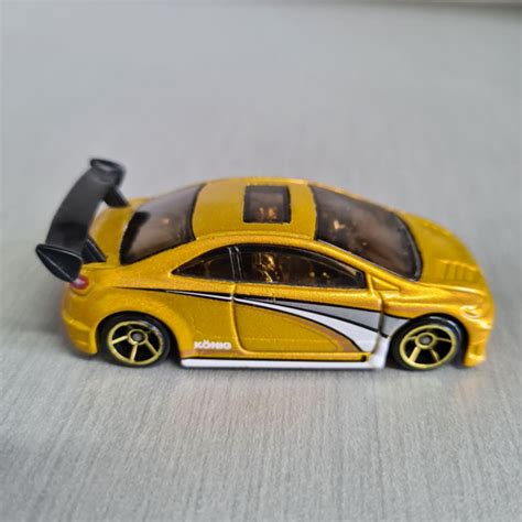 Hot Wheels Honda Civic Si Dourado All Stars Cod M Shopee Brasil