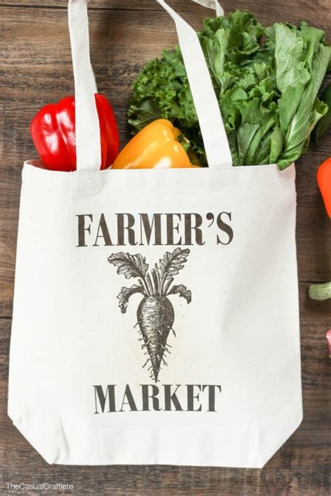 Diy Farmers Market Tote Bag