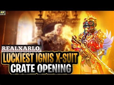 NEW IGNIS X SUIT PART 2 CRATE OPENING I GOT EVERYTHING PUBG